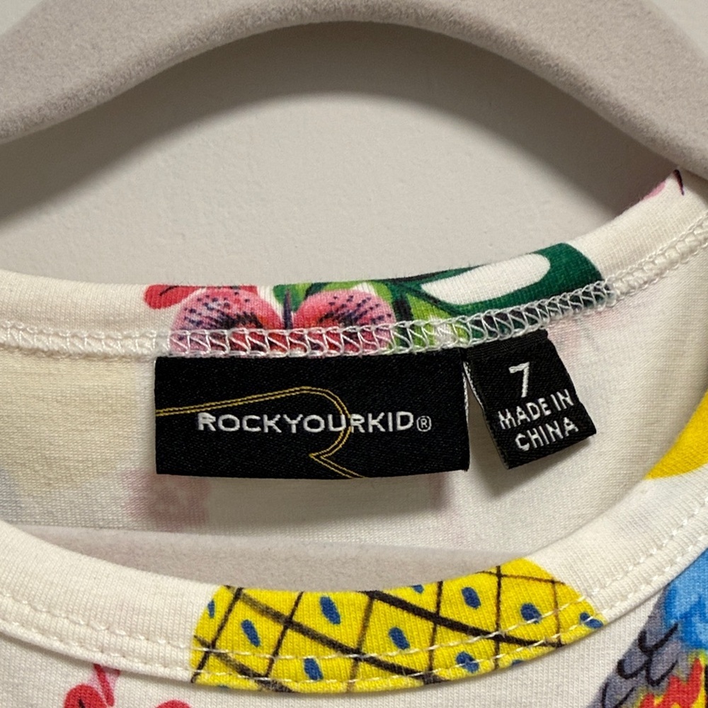 Rock Your Kid Tropicana Dress  sz 7 - Picture 7 of 12